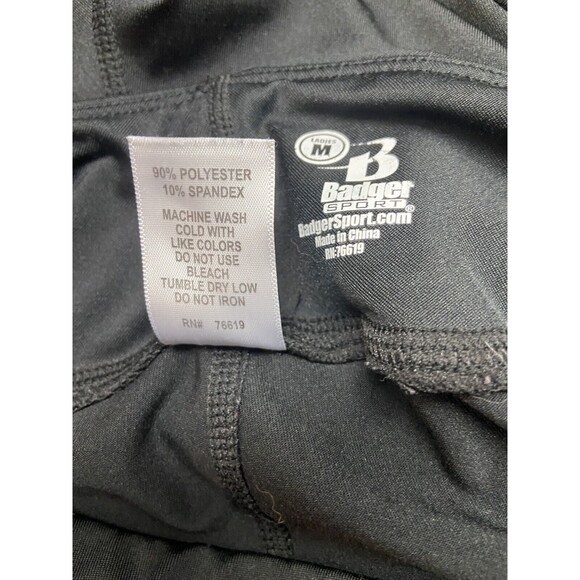 Badger Sport womens Medium Black Red Running Pants - Picture 6 of 6